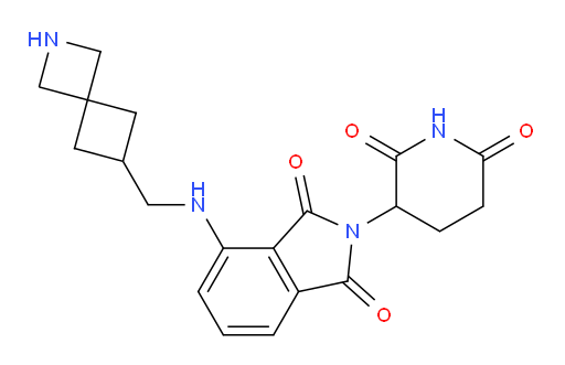 4-((2-azaspiro[3.3]heptan-6-ylmethyl)amino)-2-(2,6-dioxopiperidin-3-yl)isoindoline-1,3-dione