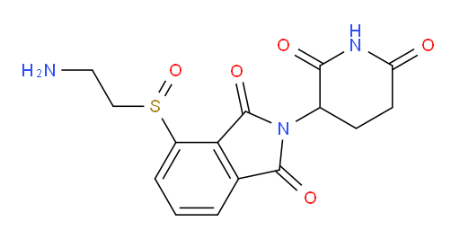 4-((2-aminoethyl)sulfinyl)-2-(2,6-dioxopiperidin-3-yl)isoindoline-1,3-dione