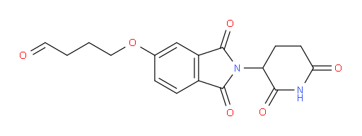 4-((2-(2,6-dioxopiperidin-3-yl)-1,3-dioxoisoindolin-5-yl)oxy)butanal