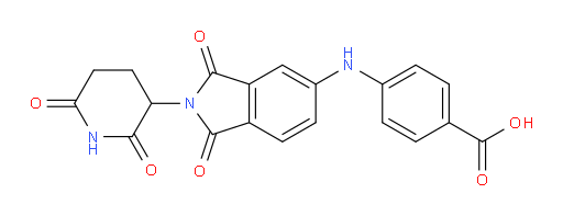4-((2-(2,6-dioxopiperidin-3-yl)-1,3-dioxoisoindolin-5-yl)amino)benzoic acid