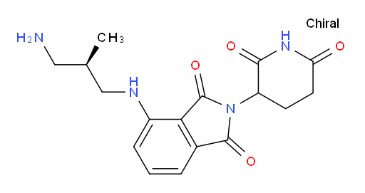 4-(((R)-3-amino-2-methylpropyl)amino)-2-(2,6-dioxopiperidin-3-yl)isoindoline-1,3-dione