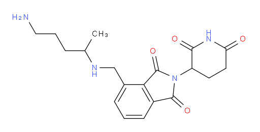 4-(((5-aminopentan-2-yl)amino)methyl)-2-(2,6-dioxopiperidin-3-yl)isoindoline-1,3-dione