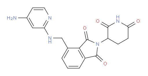 4-(((4-aminopyridin-2-yl)amino)methyl)-2-(2,6-dioxopiperidin-3-yl)isoindoline-1,3-dione