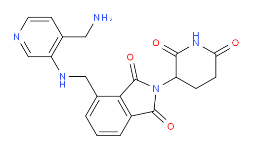 4-(((4-(aminomethyl)pyridin-3-yl)amino)methyl)-2-(2,6-dioxopiperidin-3-yl)isoindoline-1,3-dione