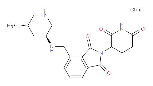 2-(2,6-dioxopiperidin-3-yl)-4-((((3S,5S)-5-methylpiperidin-3-yl)amino)methyl)isoindoline-1,3-dione