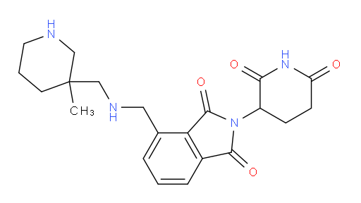 2-(2,6-dioxopiperidin-3-yl)-4-((((3-methylpiperidin-3-yl)methyl)amino)methyl)isoindoline-1,3-dione