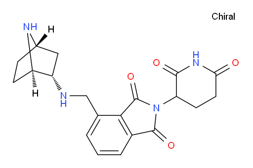 4-(((1R,2S,4S)-7-azabicyclo[2.2.1]heptan-2-ylamino)methyl)-2-(2,6-dioxopiperidin-3-yl)isoindoline-1,3-dione