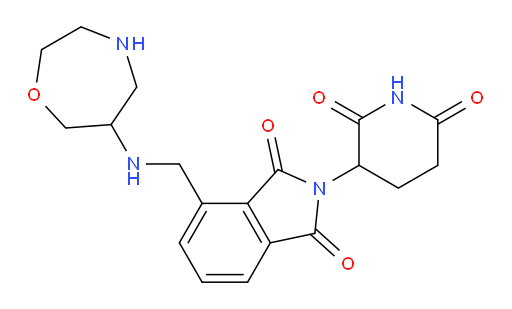 4-(((1,4-oxazepan-6-yl)amino)methyl)-2-(2,6-dioxopiperidin-3-yl)isoindoline-1,3-dione