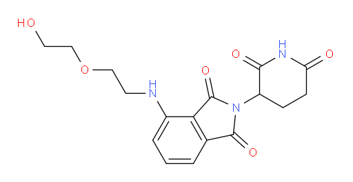 2-(2,6-dioxopiperidin-3-yl)-4-((2-(2-hydroxyethoxy)ethyl)amino)isoindoline-1,3-dione