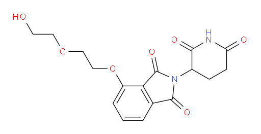 2-(2,6-dioxopiperidin-3-yl)-4-(2-(2-hydroxyethoxy)ethoxy)isoindoline-1,3-dione
