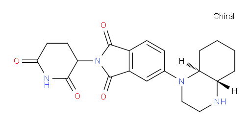 2-(2,6-dioxopiperidin-3-yl)-5-((4aS,8aS)-octahydroquinoxalin-1(2H)-yl)isoindoline-1,3-dione