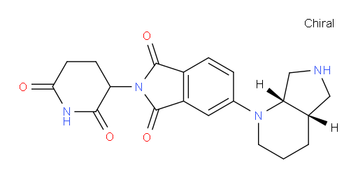 2-(2,6-dioxopiperidin-3-yl)-5-((4aS,7aS)-octahydro-1H-pyrrolo[3,4-b]pyridin-1-yl)isoindoline-1,3-dione