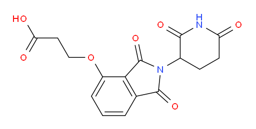 3-((2-(2,6-dioxopiperidin-3-yl)-1,3-dioxoisoindolin-4-yl)oxy)propanoic acid