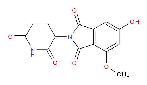 2-(2,6-dioxopiperidin-3-yl)-6-hydroxy-4-methoxyisoindoline-1,3-dione