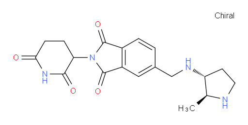 2-(2,6-dioxopiperidin-3-yl)-5-((((2S,3R)-2-methylpyrrolidin-3-yl)amino)methyl)isoindoline-1,3-dione