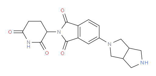 2-(2,6-dioxopiperidin-3-yl)-5-(hexahydropyrrolo[3,4-c]pyrrol-2(1H)-yl)isoindoline-1,3-dione