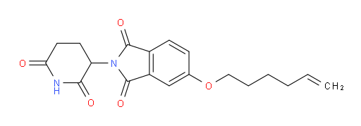 2-(2,6-dioxopiperidin-3-yl)-5-(hex-5-en-1-yloxy)isoindoline-1,3-dione