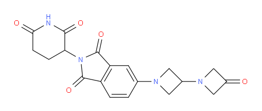 2-(2,6-dioxopiperidin-3-yl)-5-(3-oxo-[1,3'-biazetidin]-1'-yl)isoindoline-1,3-dione