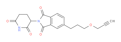 2-(2,6-dioxopiperidin-3-yl)-5-(3-(prop-2-yn-1-yloxy)propyl)isoindoline-1,3-dione