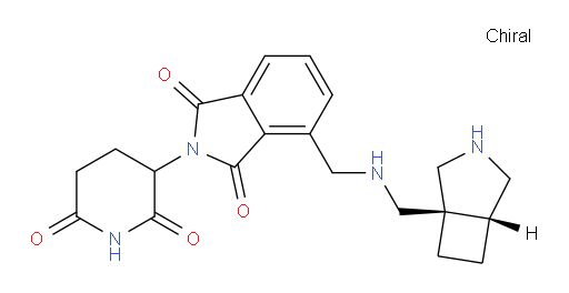 4-((((1R,5R)-3-azabicyclo[3.2.0]heptan-1-ylmethyl)amino)methyl)-2-(2,6-dioxopiperidin-3-yl)isoindoline-1,3-dione