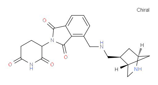 4-((((1R,4S,5S)-2-azabicyclo[2.2.1]heptan-5-ylmethyl)amino)methyl)-2-(2,6-dioxopiperidin-3-yl)isoindoline-1,3-dione