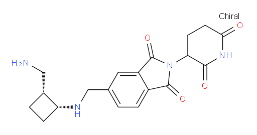 5-((((1R,2R)-2-(aminomethyl)cyclobutyl)amino)methyl)-2-(2,6-dioxopiperidin-3-yl)isoindoline-1,3-dione