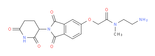 N-(2-aminoethyl)-2-((2-(2,6-dioxopiperidin-3-yl)-1,3-dioxoisoindolin-5-yl)oxy)-N-methylacetamide