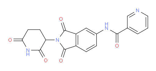 N-(2-(2,6-dioxopiperidin-3-yl)-1,3-dioxoisoindolin-5-yl)nicotinamide