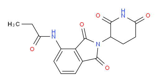 N-(2-(2,6-dioxopiperidin-3-yl)-1,3-dioxoisoindolin-4-yl)propionamide