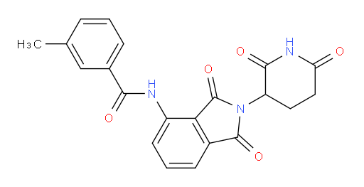 N-(2-(2,6-dioxopiperidin-3-yl)-1,3-dioxoisoindolin-4-yl)-3-methylbenzamide