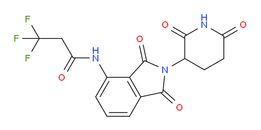 N-(2-(2,6-dioxopiperidin-3-yl)-1,3-dioxoisoindolin-4-yl)-3,3,3-trifluoropropanamide