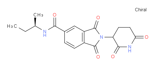 N-((R)-sec-butyl)-2-(2,6-dioxopiperidin-3-yl)-1,3-dioxoisoindoline-5-carboxamide