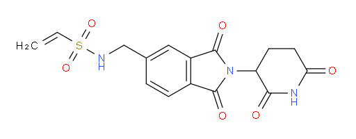 N-((2-(2,6-dioxopiperidin-3-yl)-1,3-dioxoisoindolin-5-yl)methyl)ethenesulfonamide