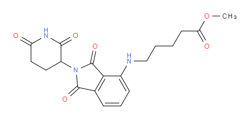 methyl 5-((2-(2,6-dioxopiperidin-3-yl)-1,3-dioxoisoindolin-4-yl)amino)pentanoate