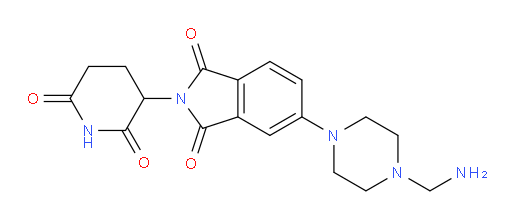 5-(4-(aminomethyl)piperazin-1-yl)-2-(2,6-dioxopiperidin-3-yl)isoindoline-1,3-dione
