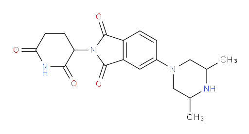 5-(3,5-dimethylpiperazin-1-yl)-2-(2,6-dioxopiperidin-3-yl)isoindoline-1,3-dione