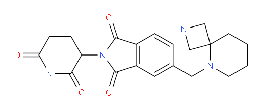 5-(2,5-diazaspiro[3.5]nonan-5-ylmethyl)-2-(2,6-dioxopiperidin-3-yl)isoindoline-1,3-dione