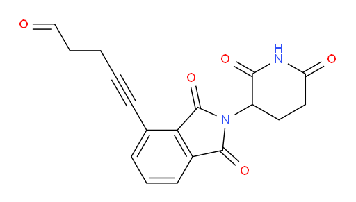 5-(2-(2,6-dioxopiperidin-3-yl)-1,3-dioxoisoindolin-4-yl)pent-4-ynal