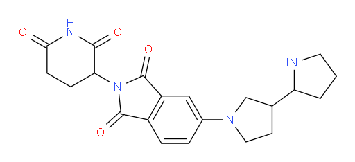 5-([2,3'-bipyrrolidin]-1'-yl)-2-(2,6-dioxopiperidin-3-yl)isoindoline-1,3-dione