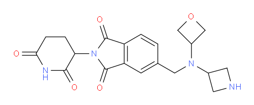 5-((azetidin-3-yl(oxetan-3-yl)amino)methyl)-2-(2,6-dioxopiperidin-3-yl)isoindoline-1,3-dione