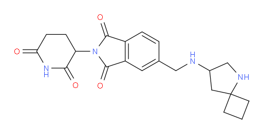 5-((5-azaspiro[3.4]octan-7-ylamino)methyl)-2-(2,6-dioxopiperidin-3-yl)isoindoline-1,3-dione