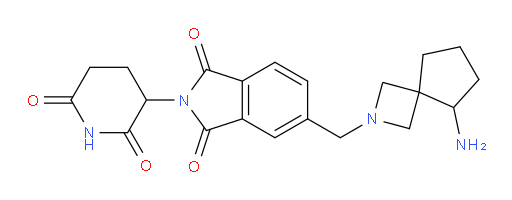 5-((5-amino-2-azaspiro[3.4]octan-2-yl)methyl)-2-(2,6-dioxopiperidin-3-yl)isoindoline-1,3-dione