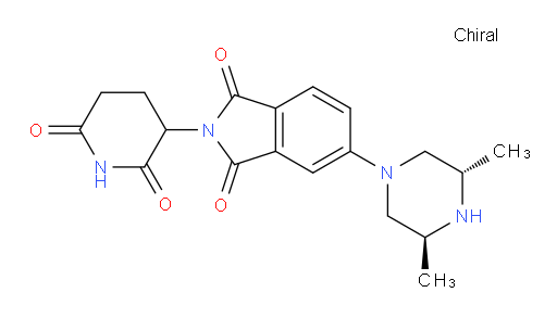 5-((3S,5S)-3,5-dimethylpiperazin-1-yl)-2-(2,6-dioxopiperidin-3-yl)isoindoline-1,3-dione
