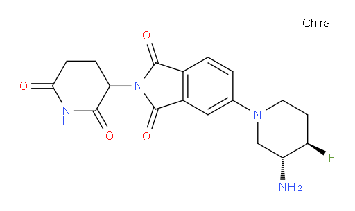 5-((3R,4R)-3-amino-4-fluoropiperidin-1-yl)-2-(2,6-dioxopiperidin-3-yl)isoindoline-1,3-dione