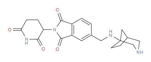 5-((3-azabicyclo[3.2.1]octan-1-ylamino)methyl)-2-(2,6-dioxopiperidin-3-yl)isoindoline-1,3-dione