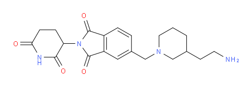 5-((3-(2-aminoethyl)piperidin-1-yl)methyl)-2-(2,6-dioxopiperidin-3-yl)isoindoline-1,3-dione