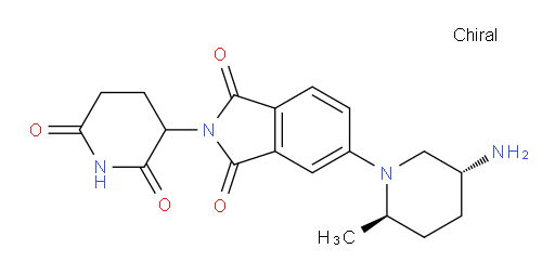 5-((2R,5R)-5-amino-2-methylpiperidin-1-yl)-2-(2,6-dioxopiperidin-3-yl)isoindoline-1,3-dione