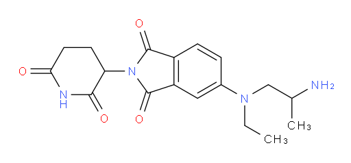5-((2-aminopropyl)(ethyl)amino)-2-(2,6-dioxopiperidin-3-yl)isoindoline-1,3-dione