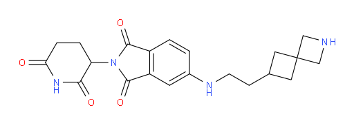 5-((2-(2-azaspiro[3.3]heptan-6-yl)ethyl)amino)-2-(2,6-dioxopiperidin-3-yl)isoindoline-1,3-dione