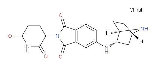 5-((1R,2S,4S)-7-azabicyclo[2.2.1]heptan-2-ylamino)-2-(2,6-dioxopiperidin-3-yl)isoindoline-1,3-dione